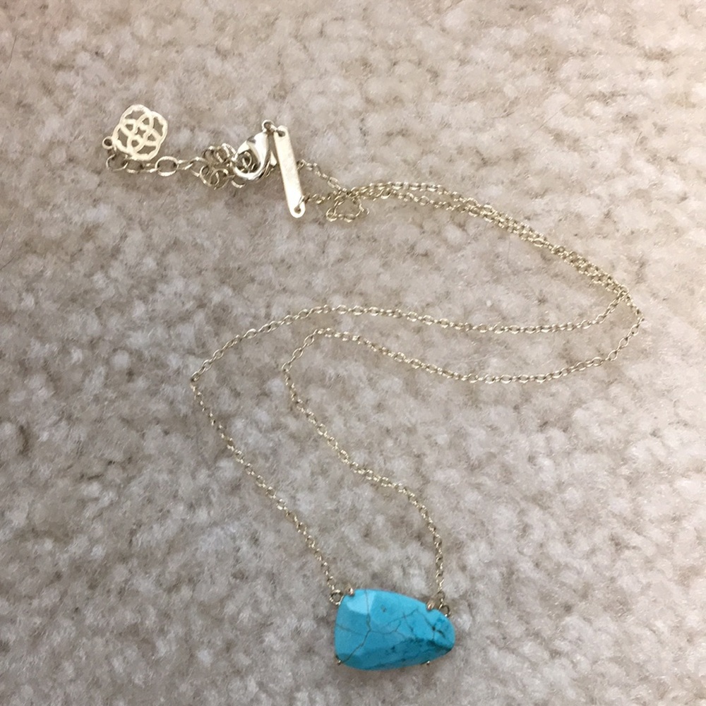 🍾 KS turquoise stone necklace